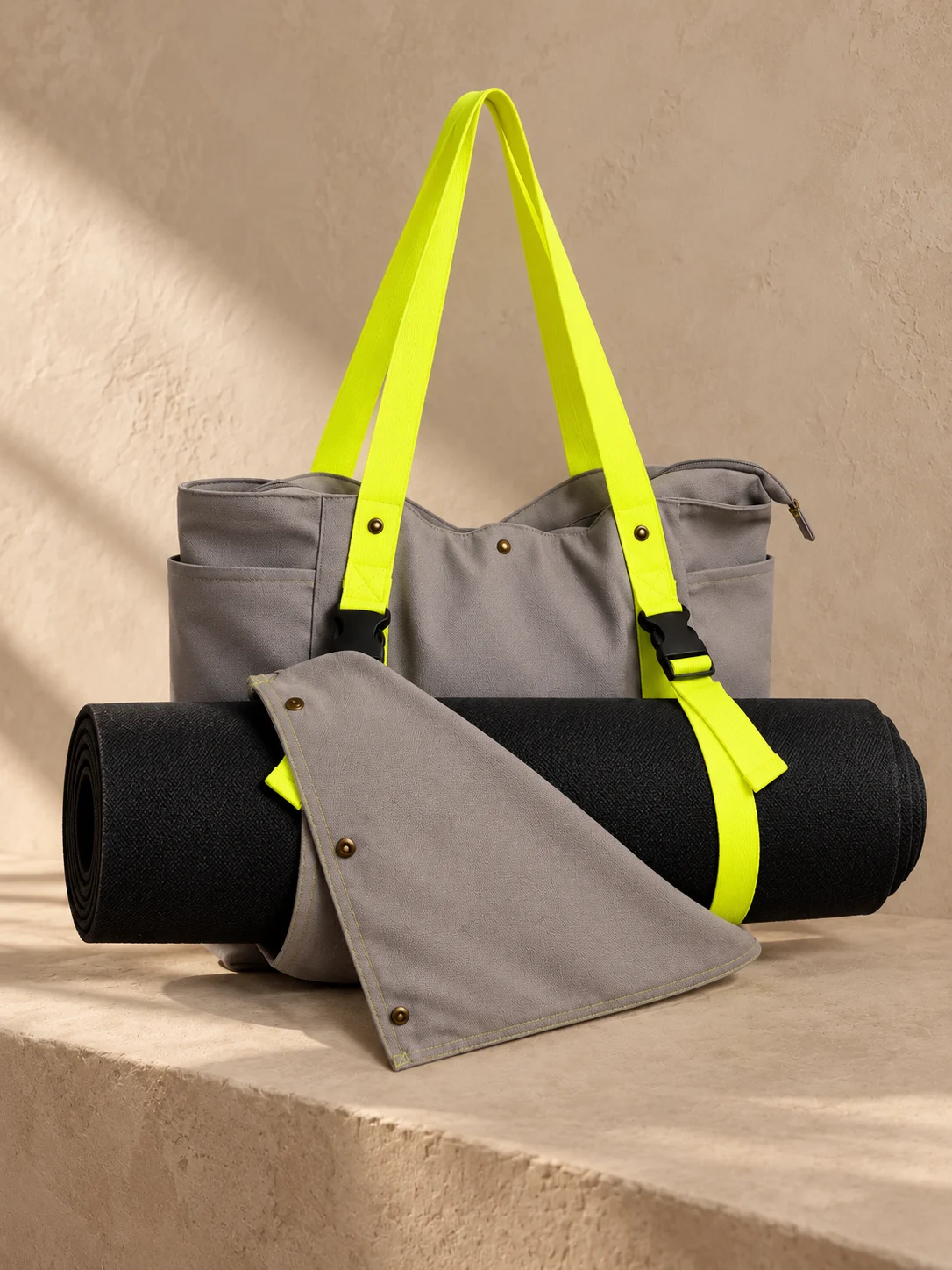 EMOTIVE Flow Bag - Grey + Neon Lime
