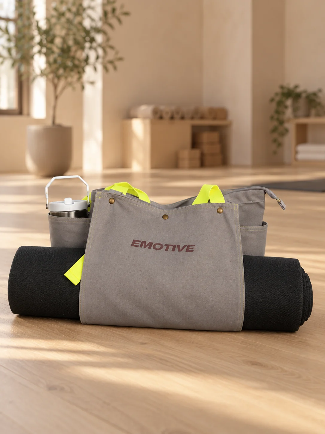 EMOTIVE Flow Bag - Grey + Neon Lime