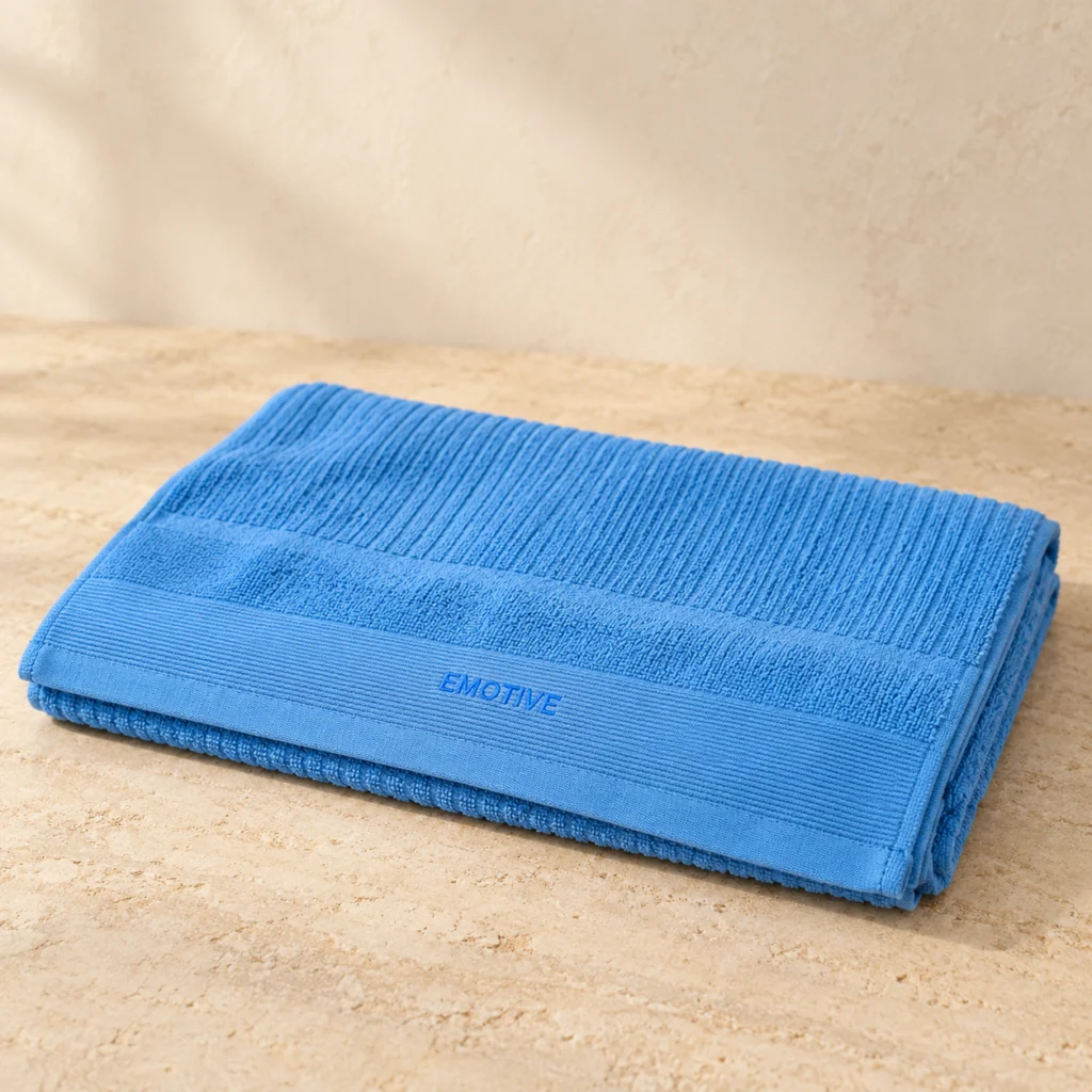 EMOTIVE Premium Gym Towel — Blue