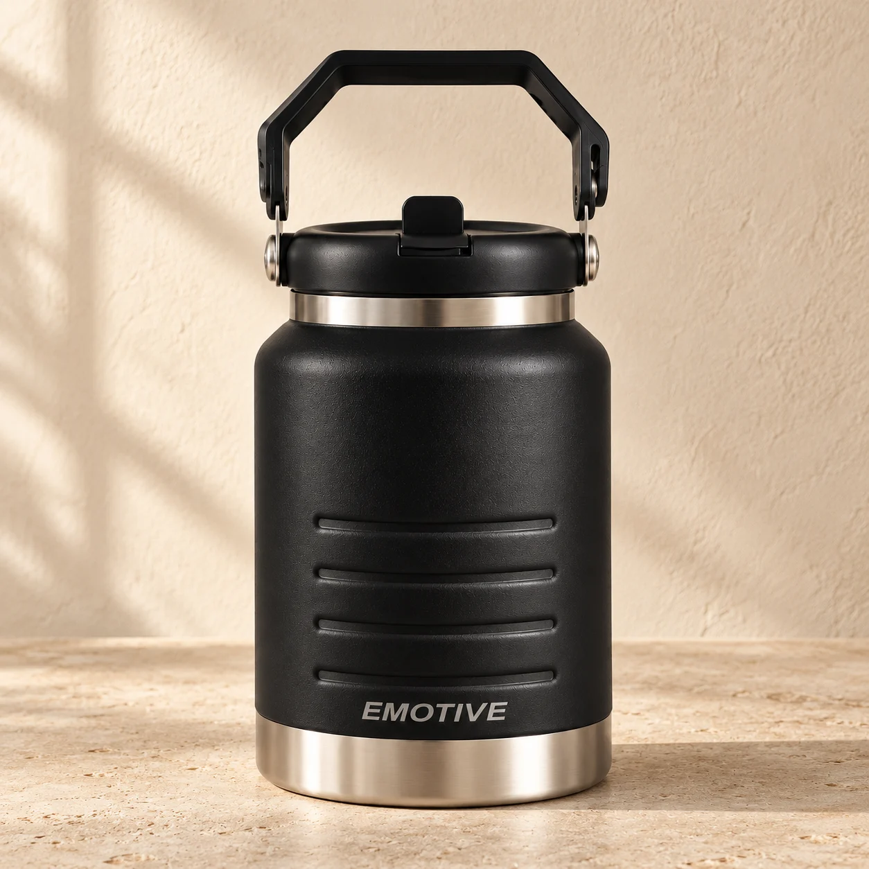 50oz Stainless Steel Water Bottle — Black