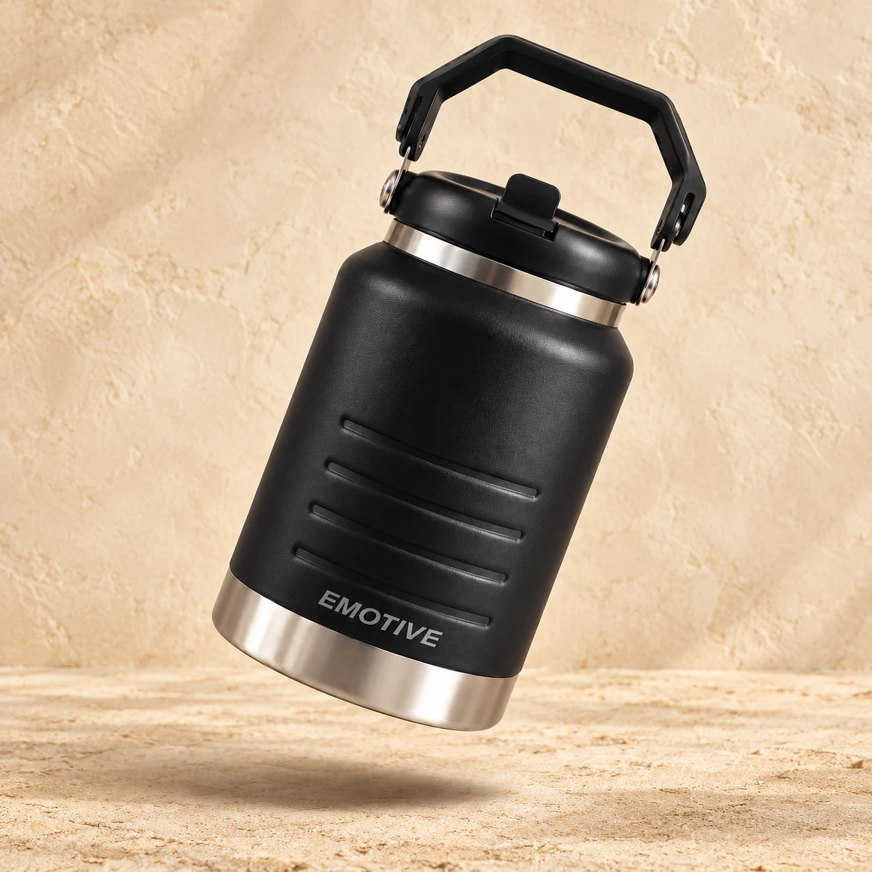 50oz Stainless Steel Water Bottle — Black