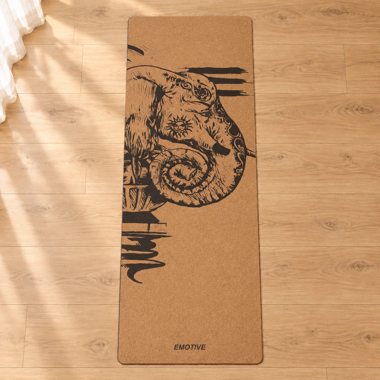 Elephant Natural Cork Yoga Mat