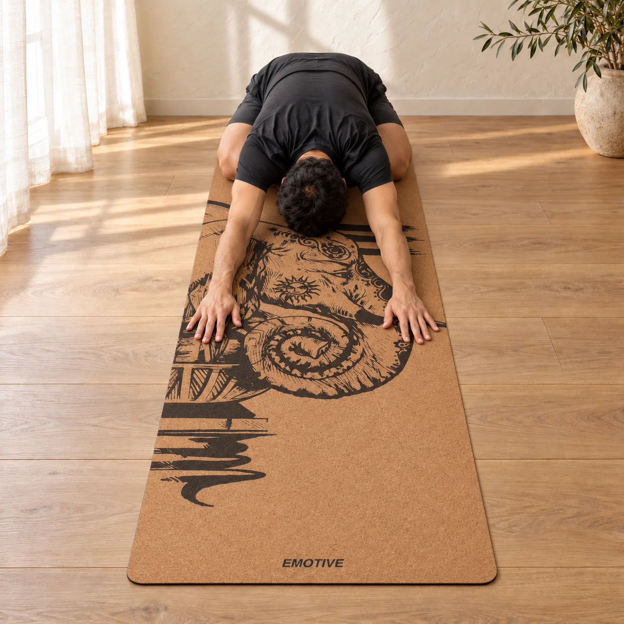 Elephant Natural Cork Yoga Mat