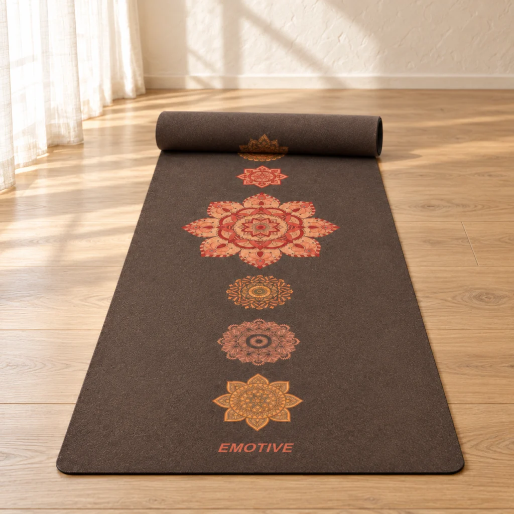 Mandala Natural Cork Yoga Mat