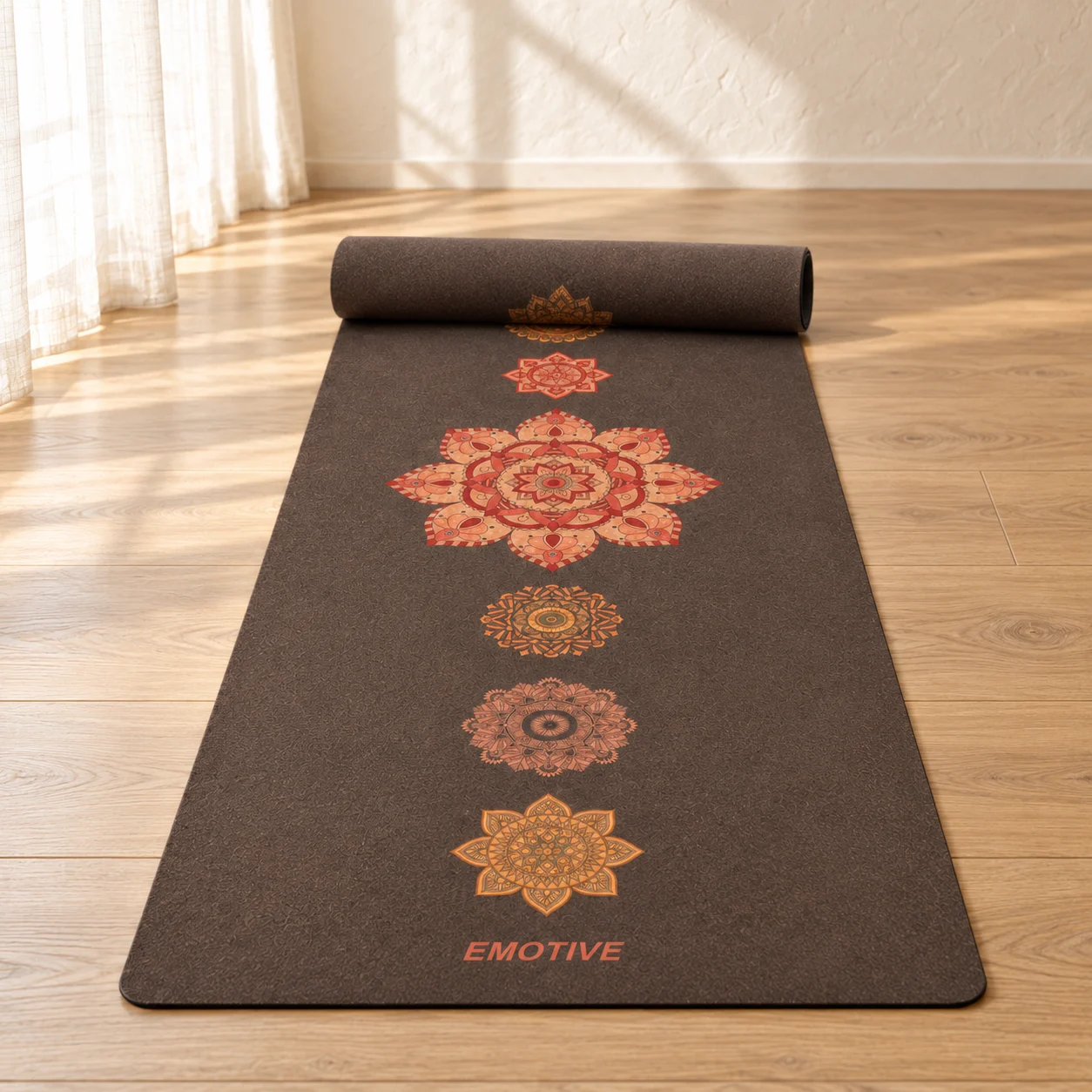 Mandala Natural Cork Yoga Mat