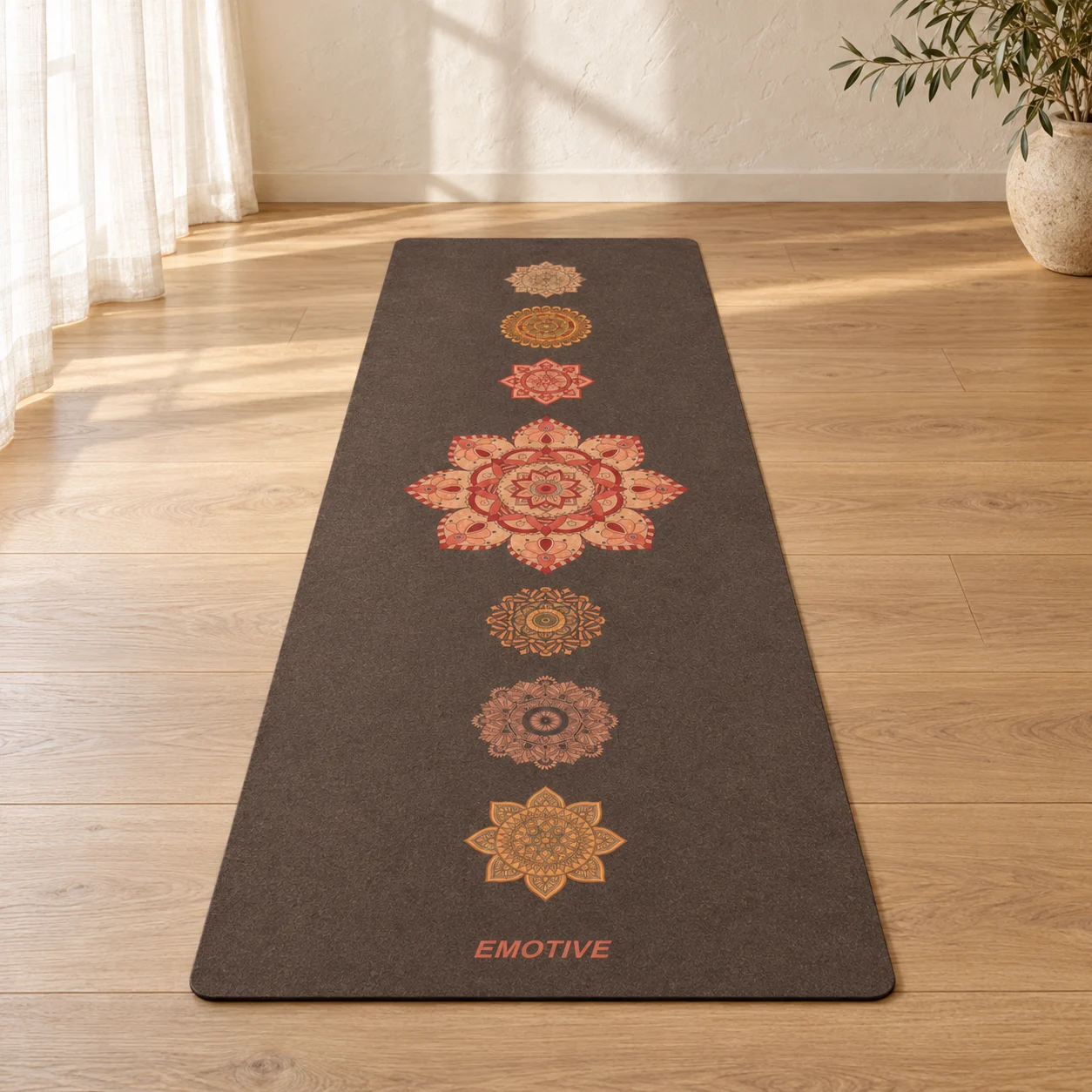 Mandala Natural Cork Yoga Mat