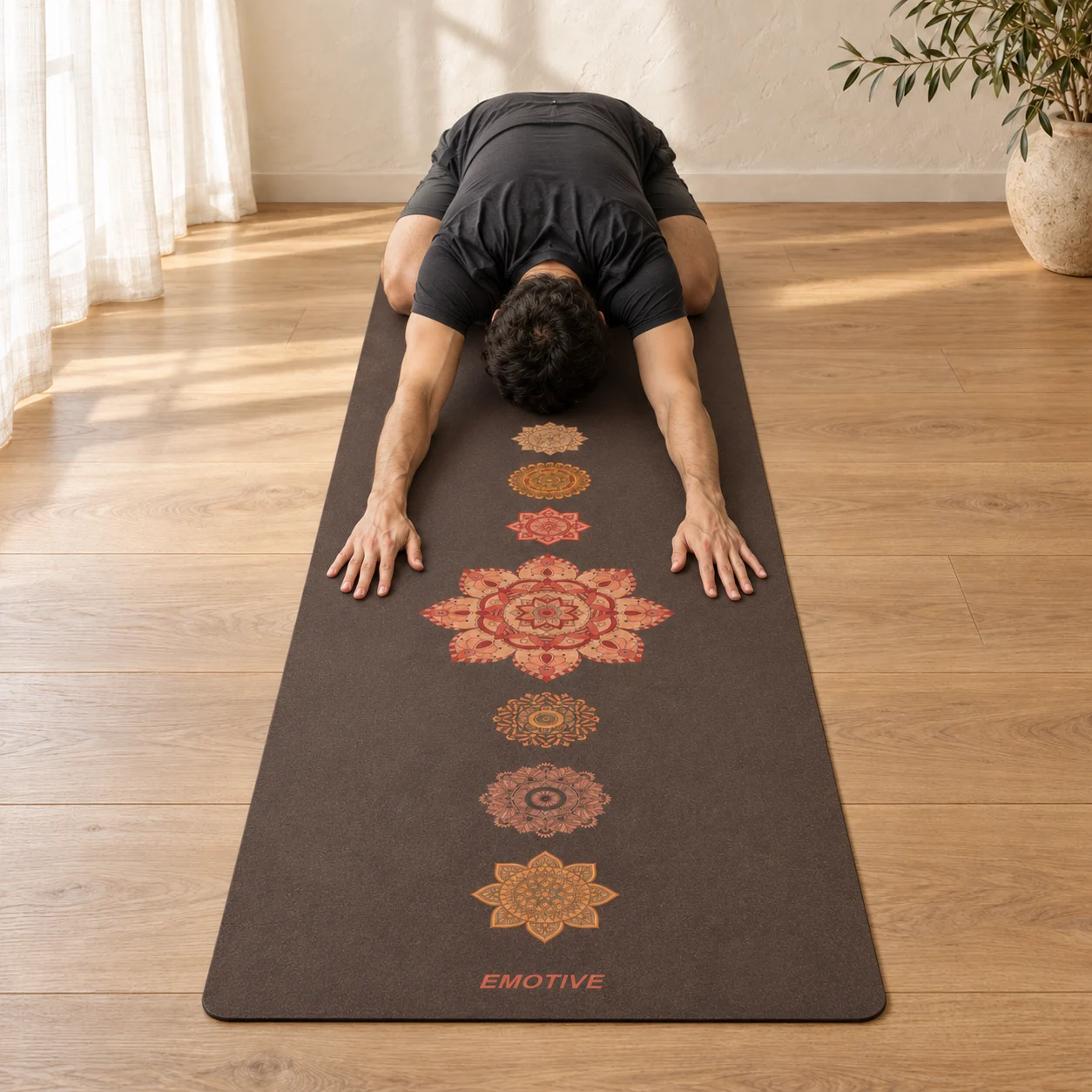 Mandala Natural Cork Yoga Mat